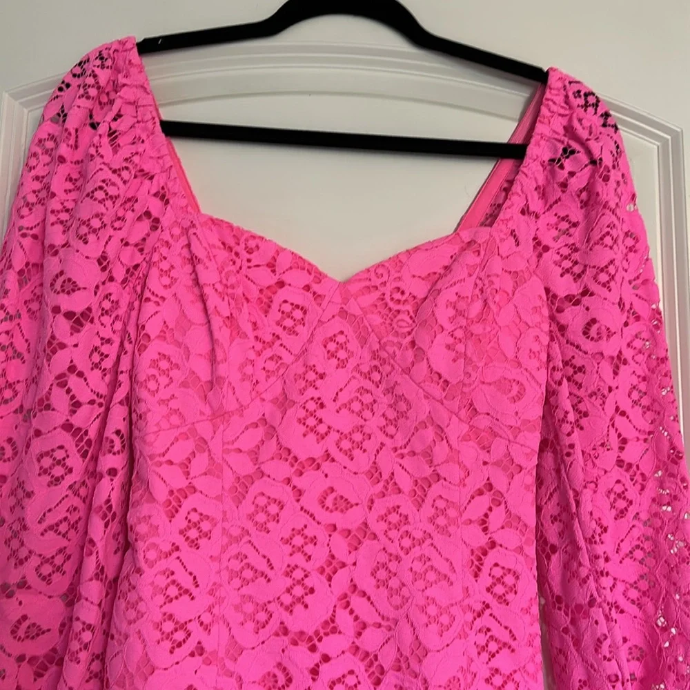 Lilly Pulitzer Juliah Pink Lace Dress - Size 0